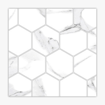 12 in. x 12 in. Glossy Porcelain Tile