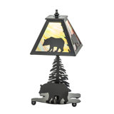 Rustic Lodge Table Lamp
