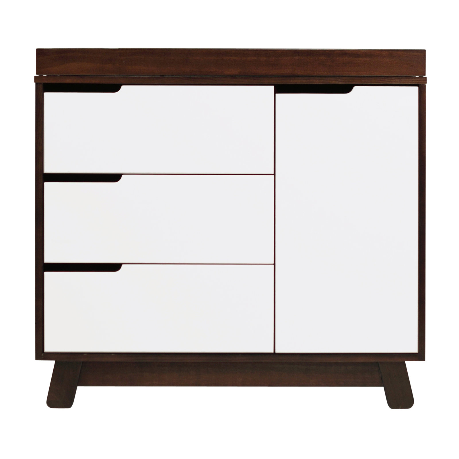 Hudson 2-Piece Nursery Furniture Set, Espresso/White