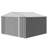Galvanized Steel Horizontal Storage Shed-93574006-93574007