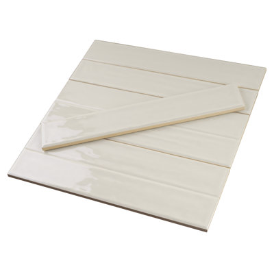 Nova 1.97 in. X 11.81 in. Polished Ceramic Subway Wall Tile