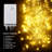 320 Leds Curtain Lights, 9.8ft × 9.8ft Extendable String Light, 8 Modes Fairy Lighting, 3000k Warm White