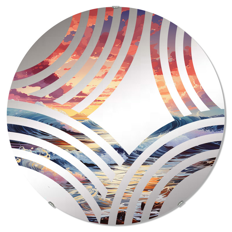 Miroir mural rond, 23,6 po x 23,6 po