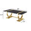 Table basse rectangulaire 1 pièce Trestle Base
