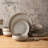 Circle 12 Piece Stoneware Dinnerware Set, Service for 4-1685024224