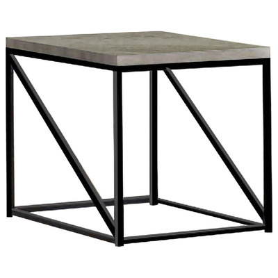 Sonoma Grey Square End Table