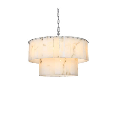 Lustre en albâtre 24 pouces Intisar