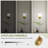 Dimmable Plug-In Wall Sconces Set Of Two With Adjustable Swing Arm, Milky White Glass Shade, Warm White Light For Bedroom, Living Room, And Hallway