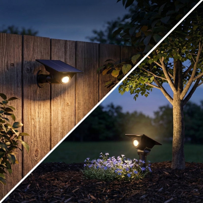 Solar Powered Integrated LED Pathway Light