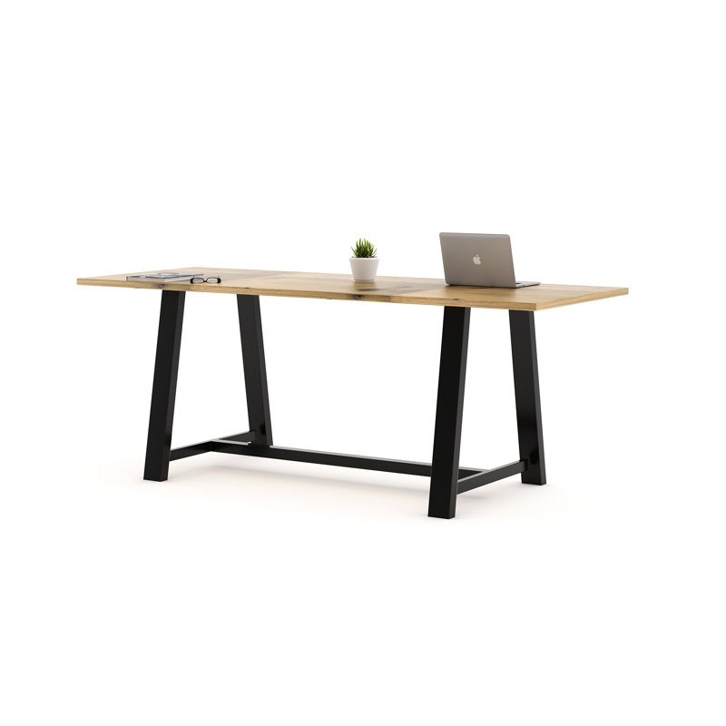 Midtown Solid Wood Breakroom Table, 36" H x 96" L x 36" W, Natural