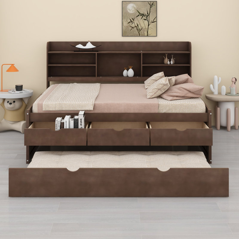 Bed, Brun antique