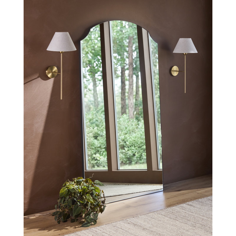 Galey Alix x Livabliss Landon Full Length Mirror, 80" x 45", Black