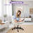 Criss Cross Legged Ergonomic Home Office Desk Chair, Armless Wide Computer Seat Comfy Vanity Chair With Casters-1526392885-1526392886