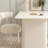 Cream style rectangle rock plate dining table