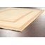 Tapis beige noué à la main de conception unique 4 pi 2 po x 6 pi 0 po