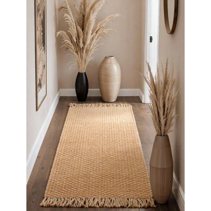 Hanse Home Fjord - Jute Rug, Natural Rug for Living room, Bedroom, Diningroom
