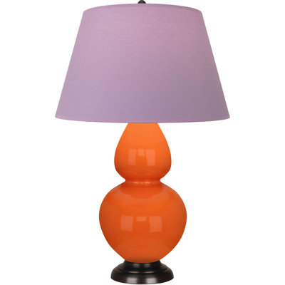 Lampe de table double gourde en céramique