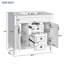 Meuble-lavabo 36 po avec lavabo supérieur