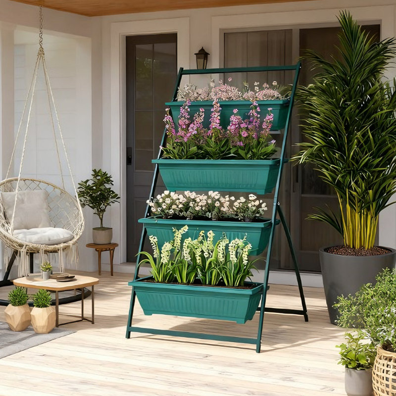 Pot à fleurs pour l'extérieur, Vert
