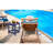Adirondack Square Outdoor Side Table  Pool Composite Patio Table HDPE End Tables For Backyard Pool Indoor Companion  Easy Maintenance & Weather Resistant