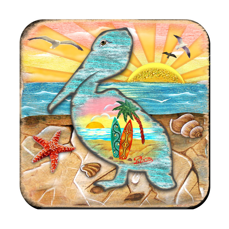 Sous-verre pelican