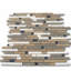 Paragon Mini Brick Marble & Glass Mosaic Tile-1967924380