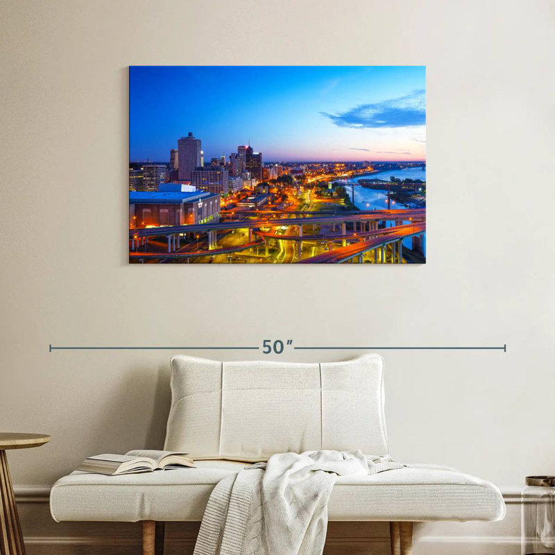 Senne Memphis Highways, 26" H x 39" W