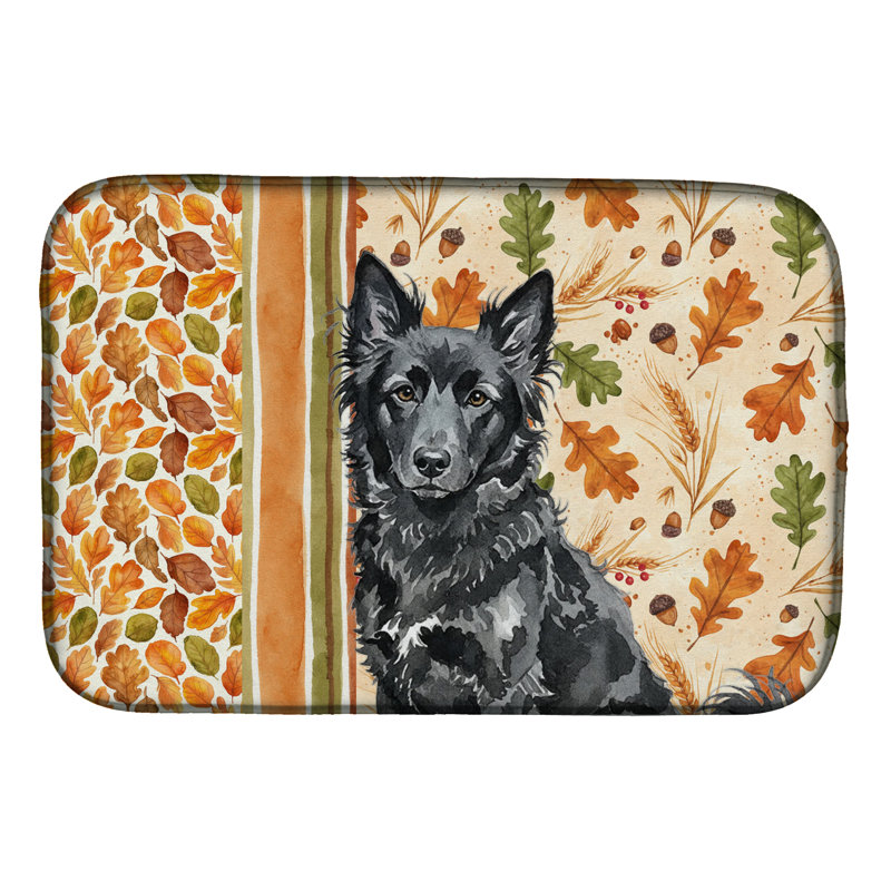 Mudi Heirloom Fall Dish Drying Mat
