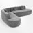 Boneless Salvatore 122 Inch Wide Extra Large Four Seater Sectional-2076545772