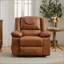 Fauteuil inclinable en polyuréthane chauffant et massant à distance pour personnes âgées-180653434
