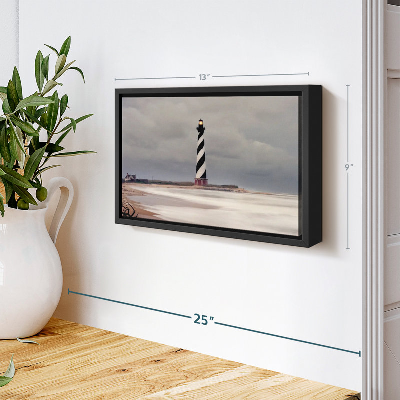 Stormy Cape Hatteras Canvas Print, 9" H x 13" W