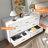 Modern 6 Drawer Dresser,White Dresser Set for Bedroom, 90 Inch Wide,Anti-Tip Design