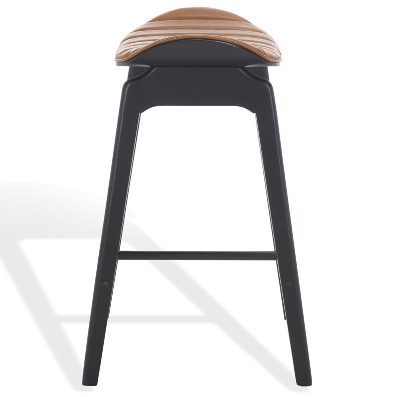 Elline Wood Counter Stool, Black