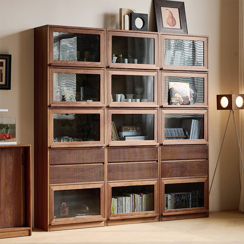 Bibliothèque sur pied en bois