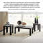Ensemble de 3 tables Jazmore