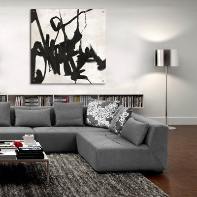 Wrought Studio™ 'Playblack 1' by Sheila Golden Acrylic Glass Wall Art
