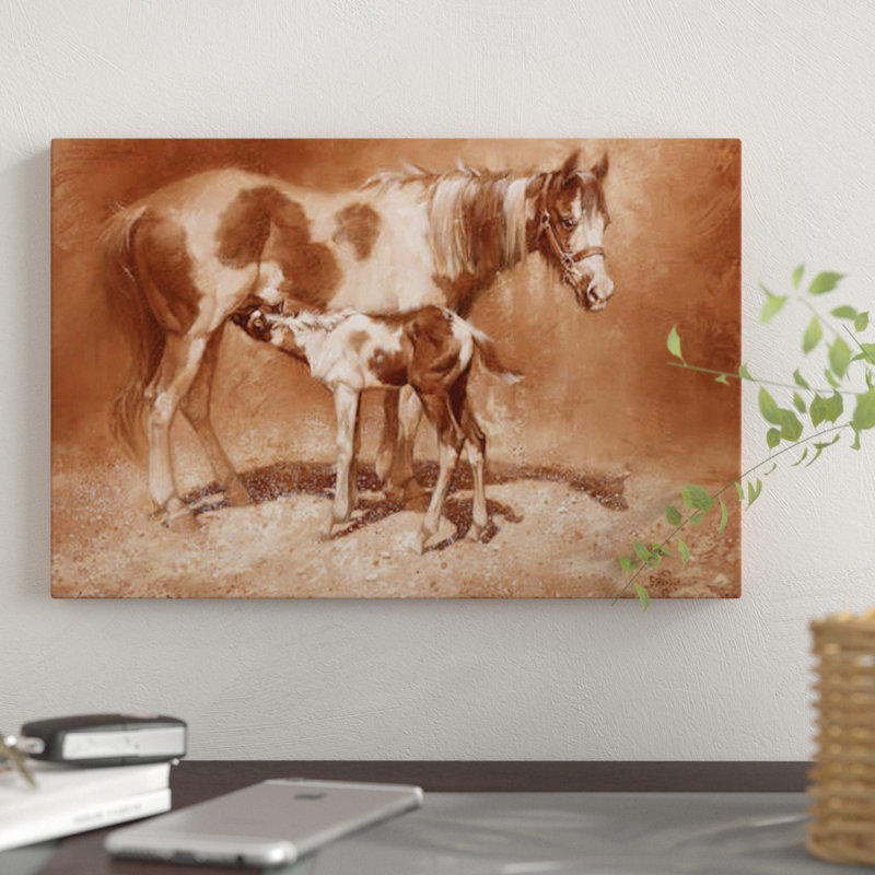 « sienna paint », impression sur toile, H 26 po x l 40 po x P 1,5 po, Toile tendue, Pas de tapis
