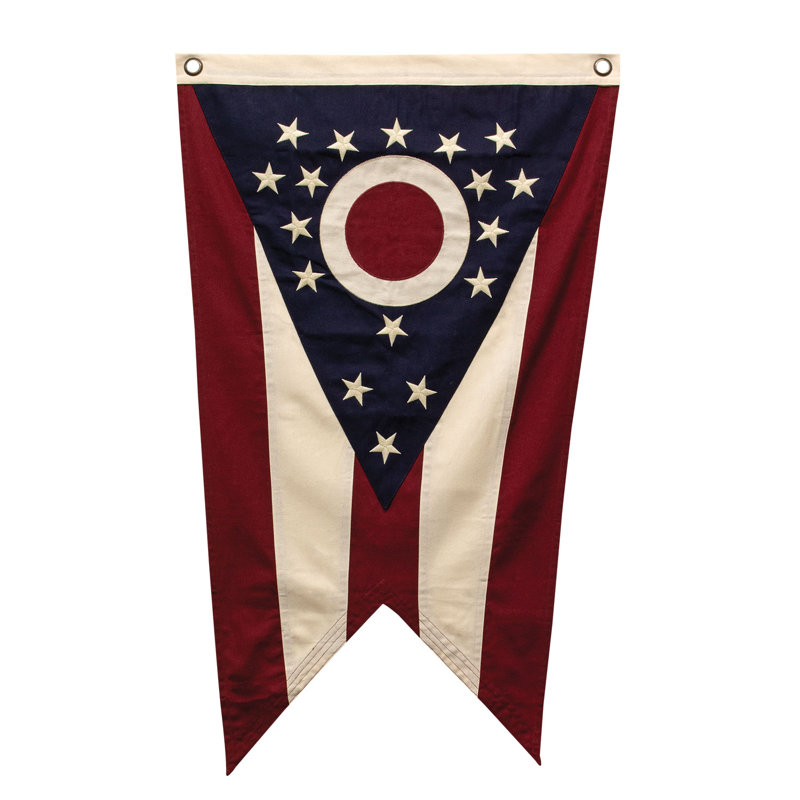 Natural Ohio Flag 24x38