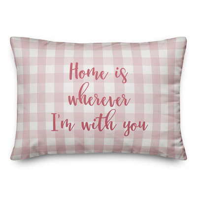  Coussin Home Is Partout Je Suis Avec Vous