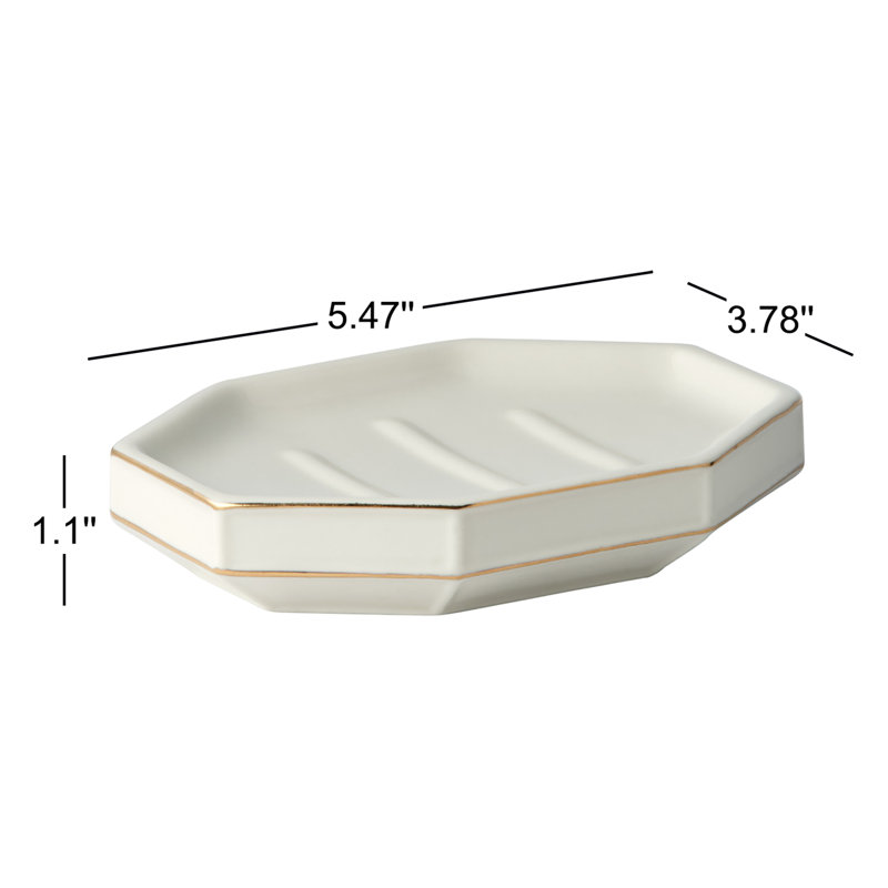Idra Porcelain China Soap Dish
