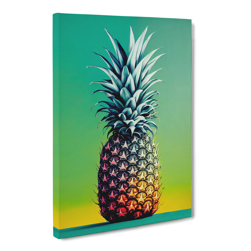 Jasen Pineapple Vol.2 - Wrapped Canvas, 50cm H x 35cm W x 3cm D