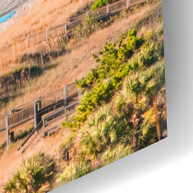  «Enjoying The Beach» par Life BeautifuLEE, art mural en verre acrylique, 16 po x 24 po, H 24 po x l 16 po