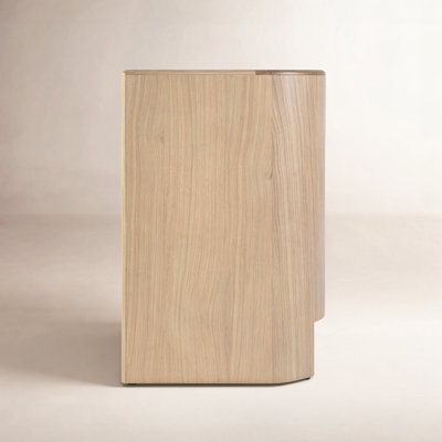 Mallory 2-Drawer Rounded Back Nightstand