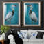 Great Blue Heron I - ensemble de 2 peintures-49015163-49015167-106126467