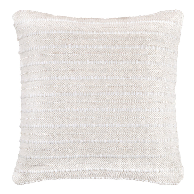 Embroidered Reversible Throw Pillow