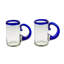 Novica Handmade Cobalt Classic Handblown Beer Glasses (Pair)