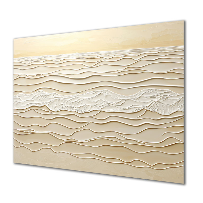Seaside Dawn II - Coastal Metal Wall Art, Nautical Metal Print, 12" H x 20" W x 0.84" D
