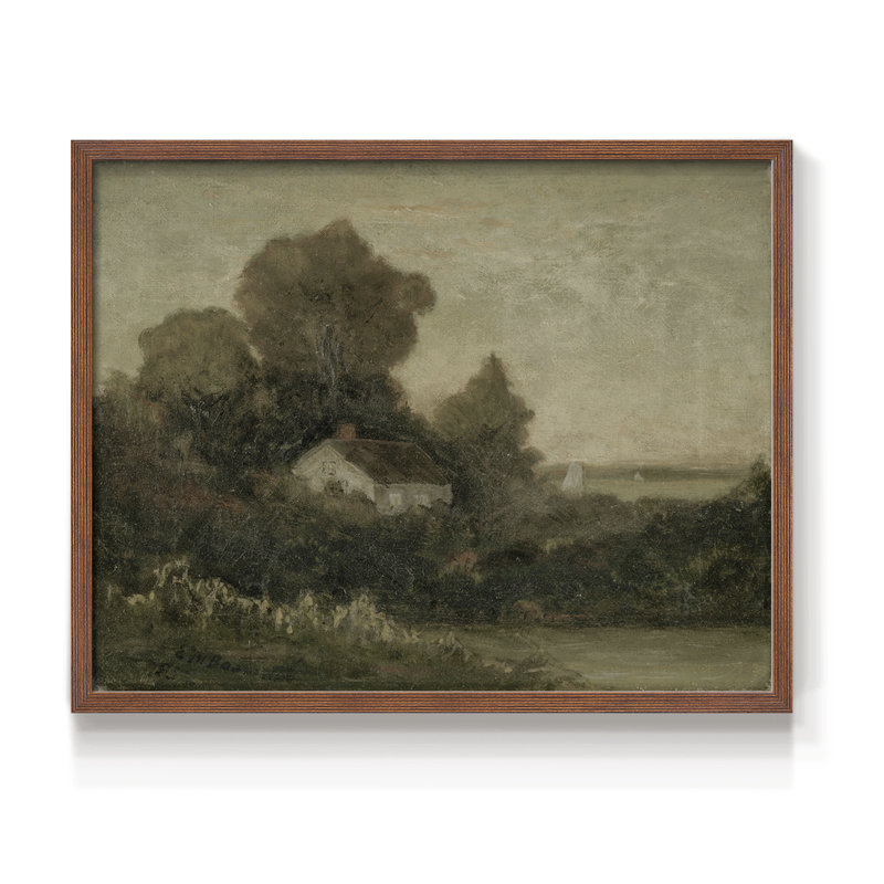 Paysages rétro-DCCXVI-Reproduction encadrée - réversible