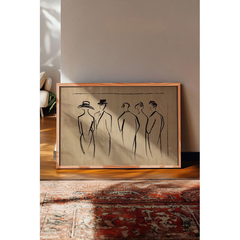 Peinture décorative encadrée