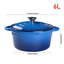 Breeins 6L Cast Iron Stock Pot